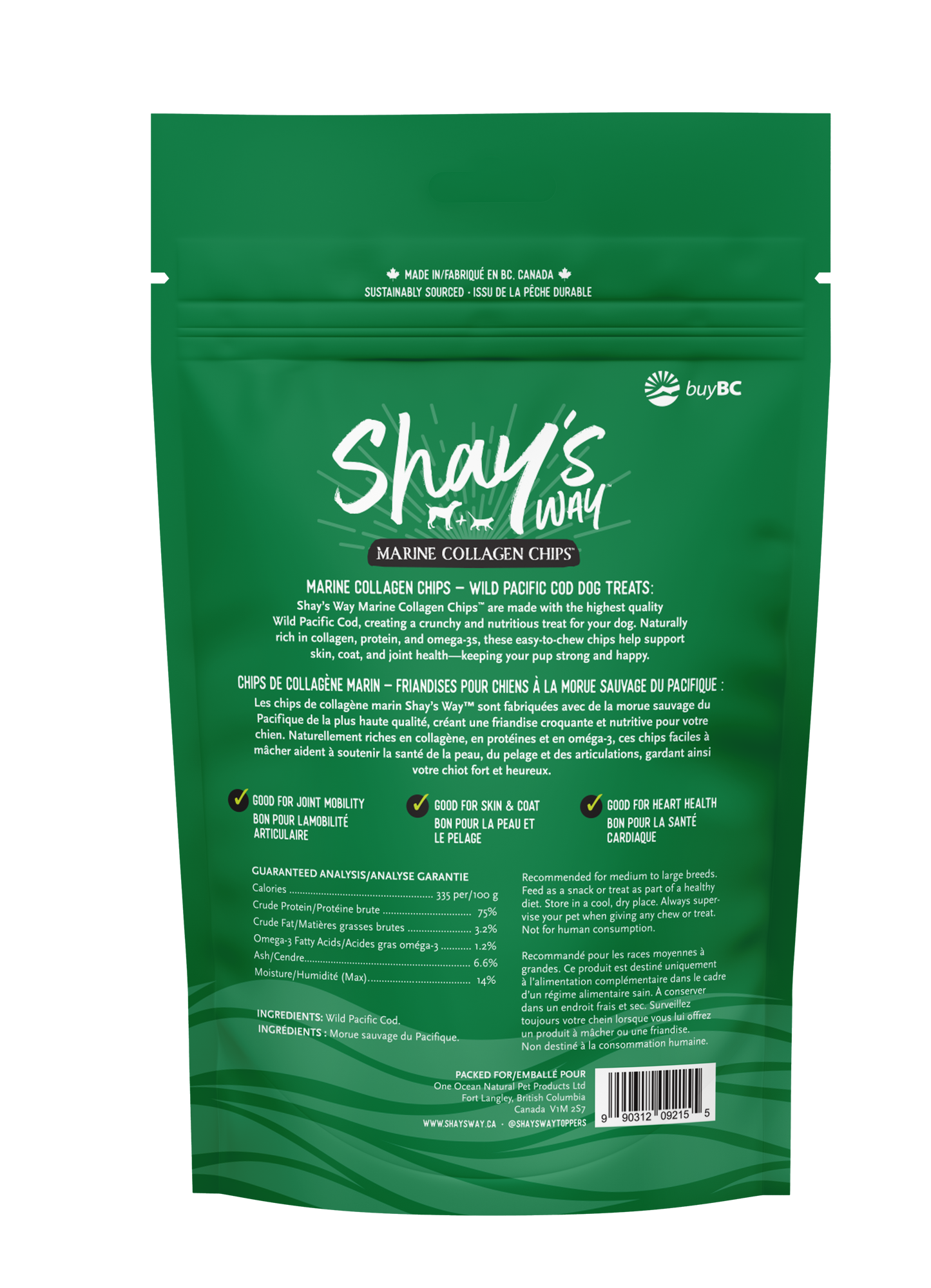 Collagen Chips – Wild Pacific Cod Skins