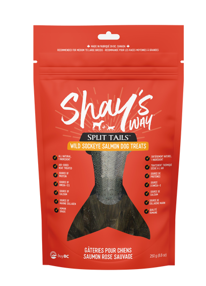 Wild Sockeye Salmon Split Tails 250g