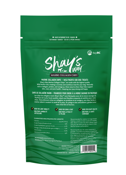 Collagen Chips – Wild Pacific Cod Skins