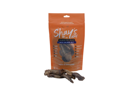 Salmon Milt Puffs — Wild-Caught Single Ingredient Dog & Cat Treats, 85g | Shay's Way